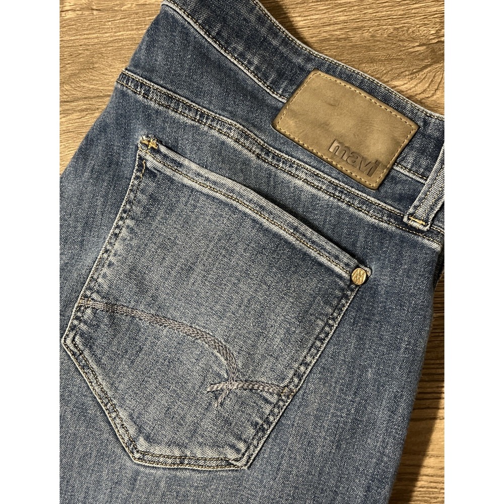 Mavi Marcus Slim Straight Leg Medium Wash Mid Rise Blue Jeans Size 35x34